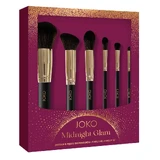 Набор кистей для макияжа Joko Midnight Glam, 6 штук