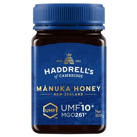 Haddrell's, мёд из мануки UMF 10+ MGO 261+, 500 г: цены и характеристики