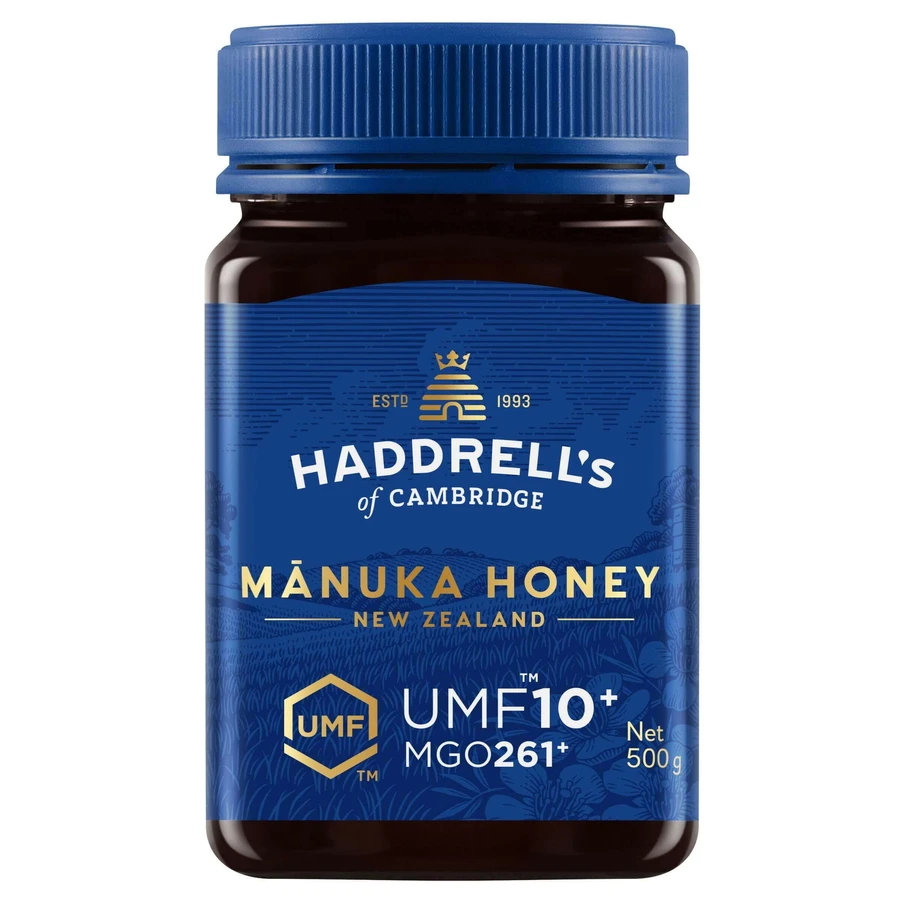 Haddrell's, мёд из мануки UMF 10+ MGO 261+, 500 г: цены и характеристики