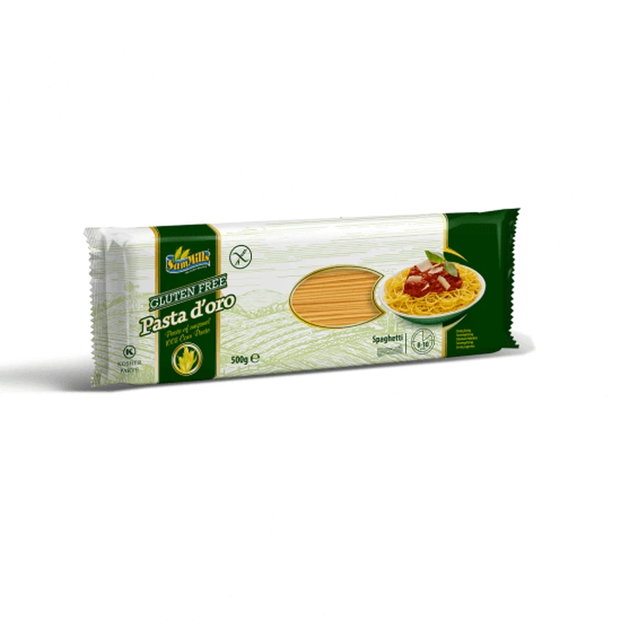Безглютеновые кукурузные макароны (спагетти) Pasta D'oro, 500 г, Sam Mills: цены и характеристики