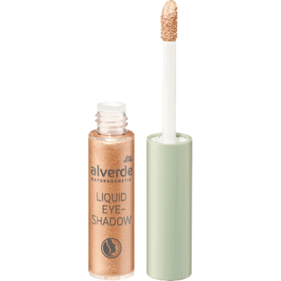 alverde NATURKOSMETIK Жидкие тени для век 01 Золотое сияние: цены и характеристики