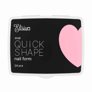 Формы для наращивания ногтей Elisium Quick Shape Mini Oval, 24 шт.