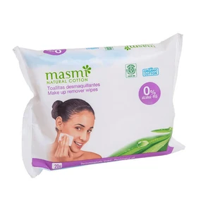 Влажные салфетки для снятия макияжа Masmi, 20 шт.