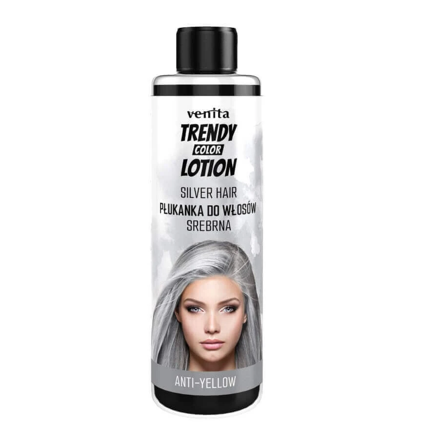 Сріблястий ополіскувач для волосся Venita Trendy Color Lotion, 200 мл: ціни та характеристики