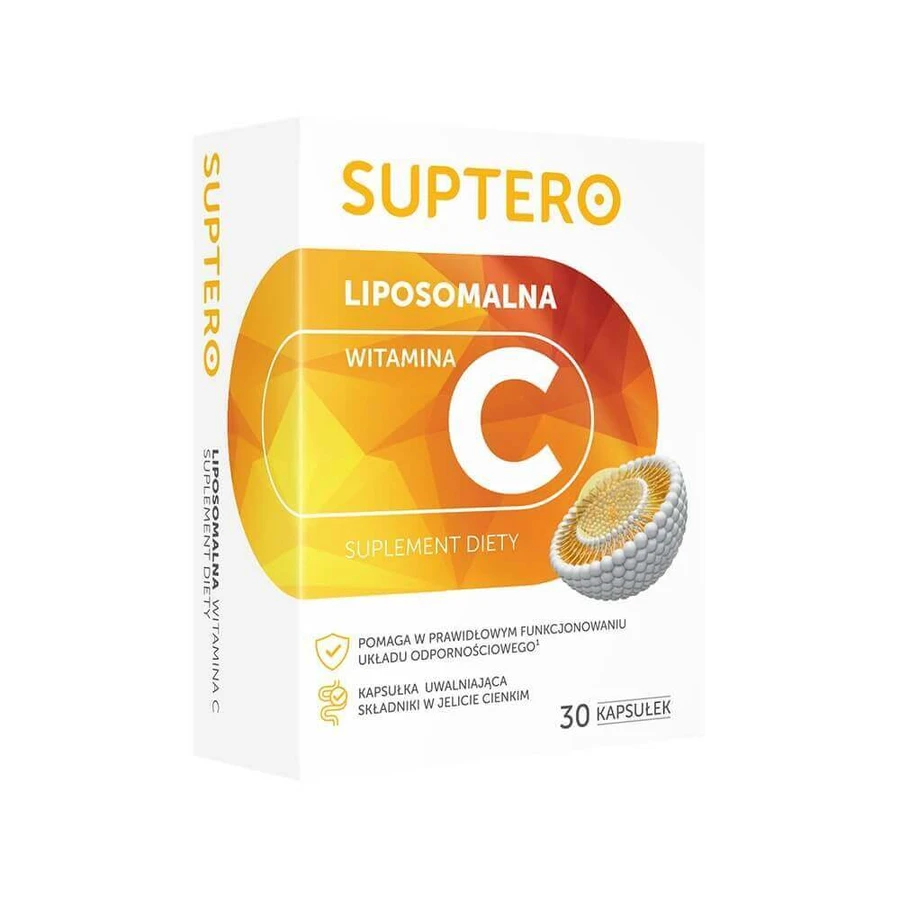 Suptero Liposomal Vitamin C, 30 капсул: ціни та характеристики