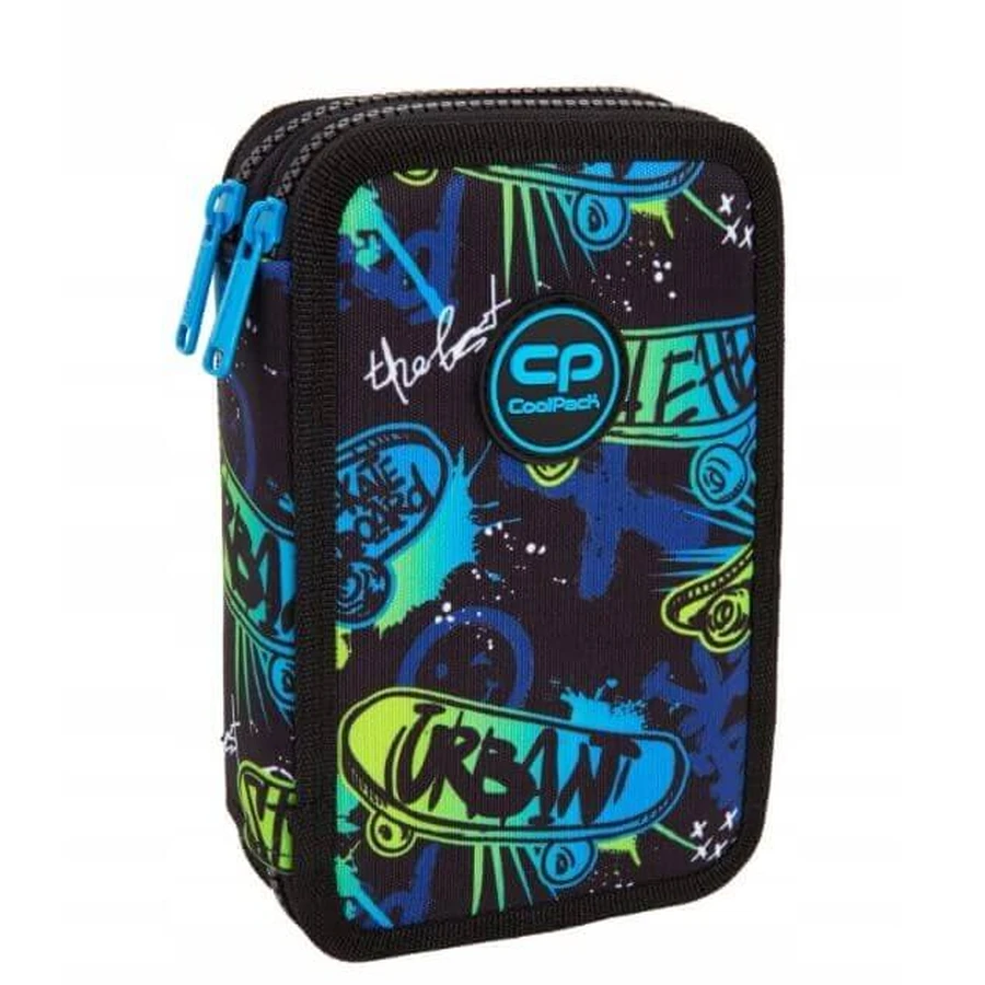 Подвійний пенал Coolpack із спорядженням Jumper 2 Skate Night: ціни та характеристики