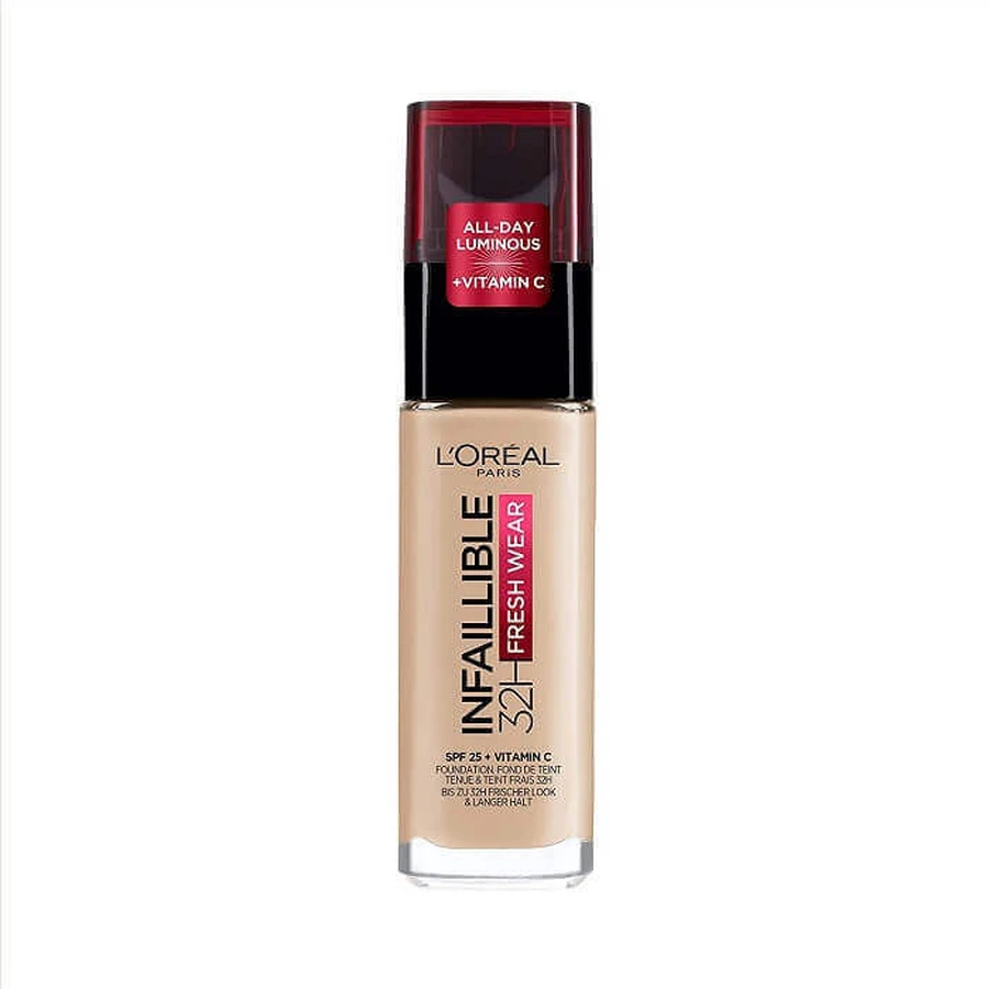 L Oreal Paris Infallible 32H стійка основа для обличчя 130 Cool Rose, 30 мл: ціни та характеристики