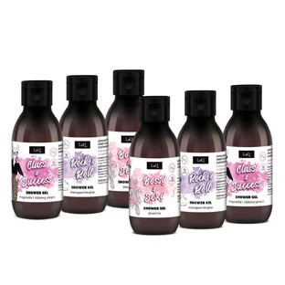 LaQ Women's Mini Cleaner Set, Gel de duș, Bossy & Sexy, 2 x 100 мл + Rock & Roll, 2 x 100 мл + Class & Success, 2 x 100 мл