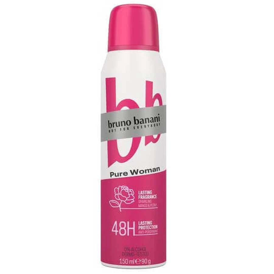 Антиперспирант Bruno Banani Pure Woman, 150 мл: цены и характеристики
