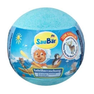 SauBear, бомбочка для ванни для дітей, 1 шт