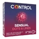 Презервативи Control Sensual Dots & Lines Ribbed, 3 шт