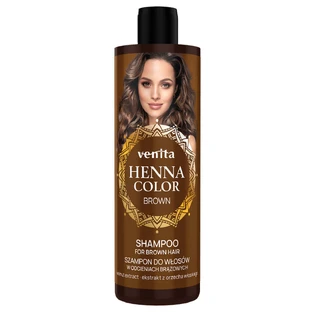 Шампунь Venita Henna Color Brown для каштановых волос, 300 мл