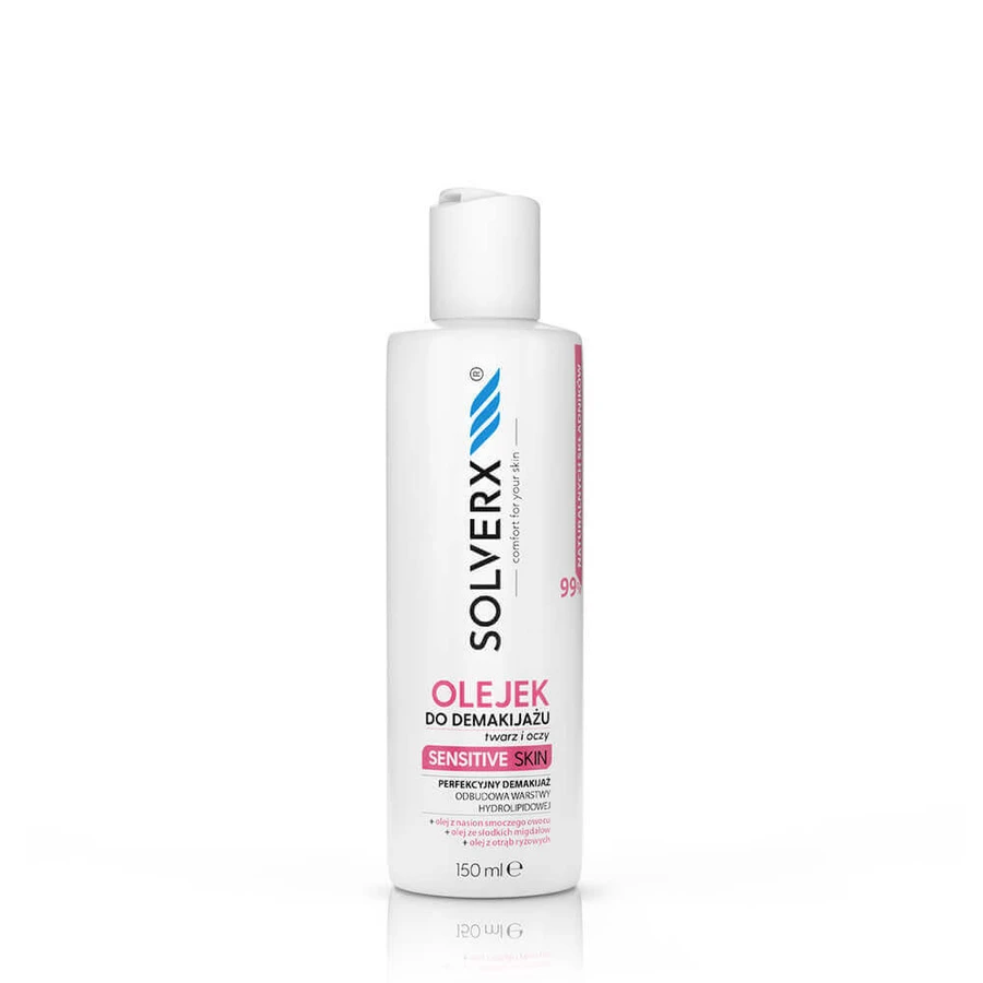 Олія для зняття макіяжу Solverx Sensitive Skin for Women, 150 мл: ціни та характеристики