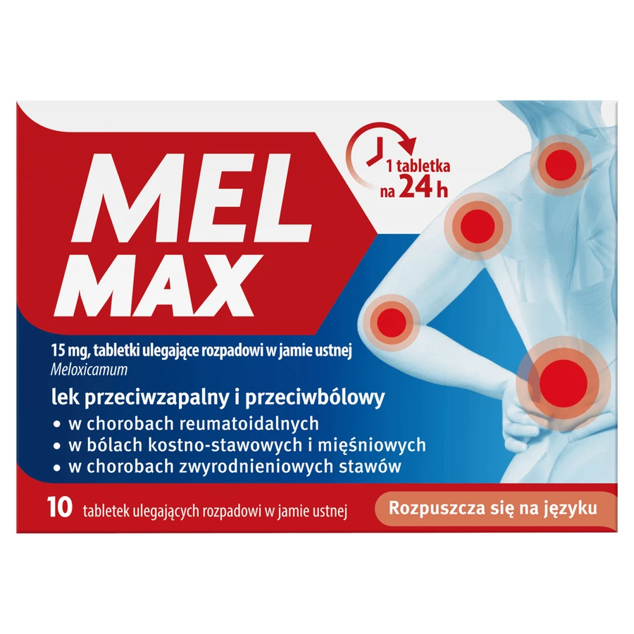 Mel Max 15 mg, 10 comprimate cu dezintegrare orală: цены и характеристики