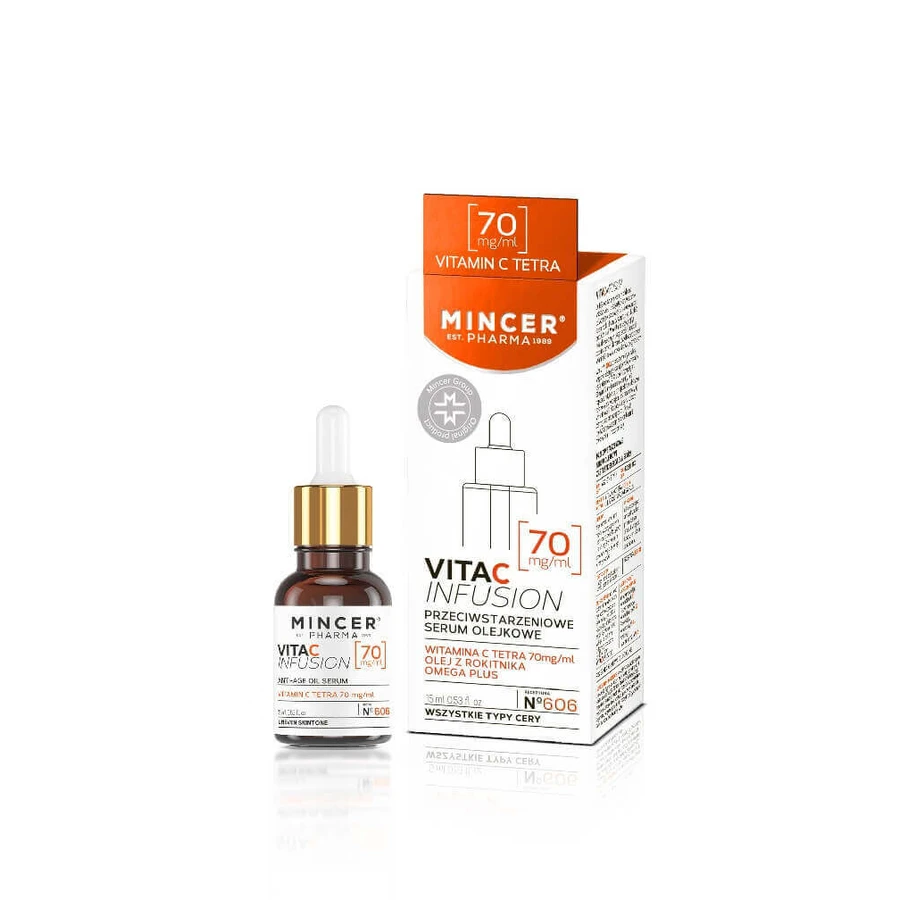 Mincer Pharma Vita C Infusion Anti-Aging Oil Serum № 606, 15 мл: ціни та характеристики