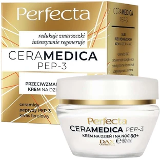 Perfecta Ceramedica Pep-3 Strong дневной и ночной крем против морщин 60+, 50 мл