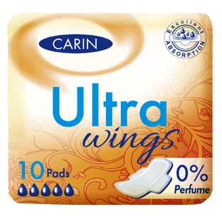 Гігієнічні прокладки Carin Ultra Wings, 10 шт