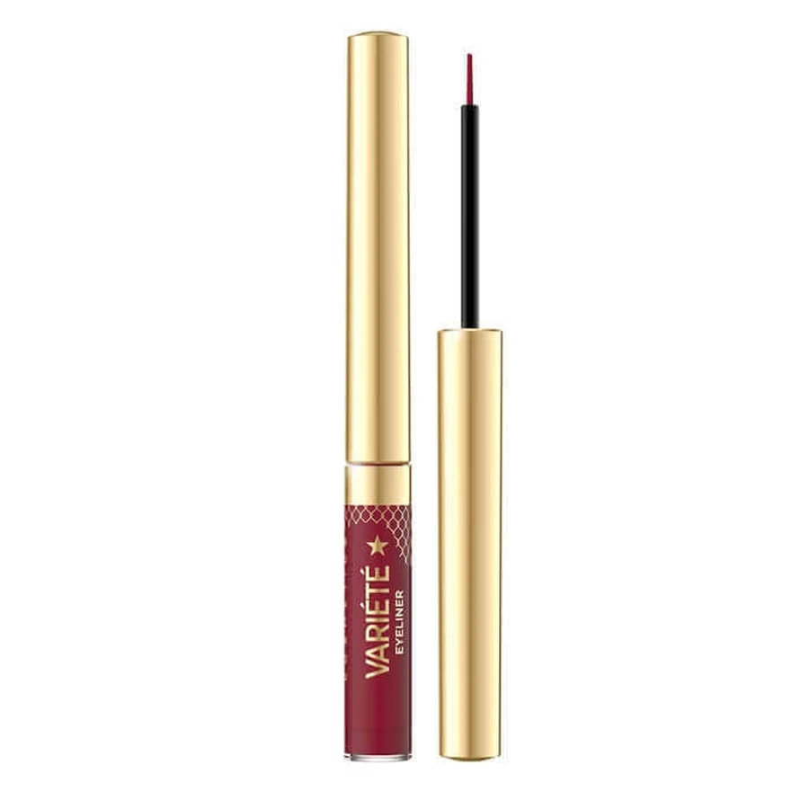 Eveline Cosmetics, Variete, кольорова підводка для повік у чорнильниці № 8, червона, 2,8 мл: ціни та характеристики