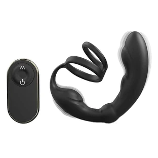 Масажер простати Marc Dorcel P-Ring з подвійним кільцем для пеніса