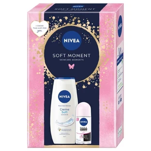 Гель для душу Nivea Soft Moment Set 250 мл + антиперспірант роликовий 50 мл