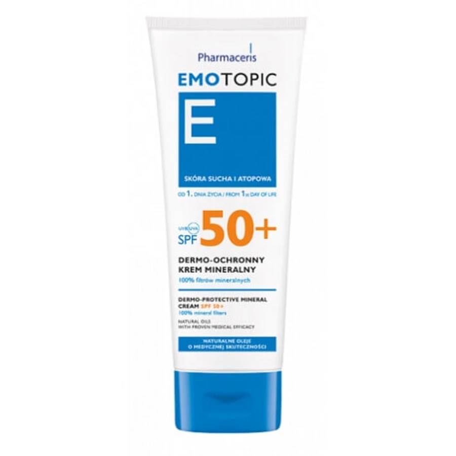 Pharmaceris Emotopic Protective Cream 100% мінеральні фільтри SPF 50 з першого дня життя, 75 мл: ціни та характеристики