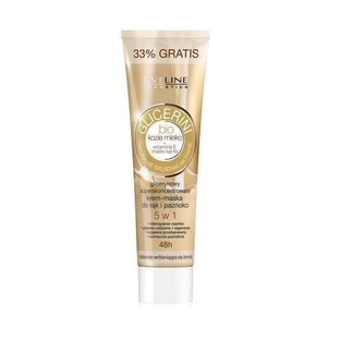 Eveline Cosmetics Glicerini BIO Козье молоко 5 в 1 Крем-маска для кожи и ногтей, 100 г