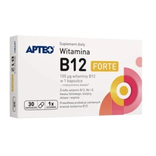 Apteo Vitamin B12 Forte, 30 капсул