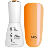 Clavier Luxury Neon Rubber Base N06 Orange Rainbow, 10 мл
