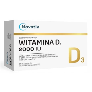 Novativ Vitamin D3 2000 UI, 60 капсул