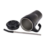 Термокружка Majestic Sport Jelly Black Thermo Mug with Straw с соломинкой, черная, 650 мл: цены и характеристики