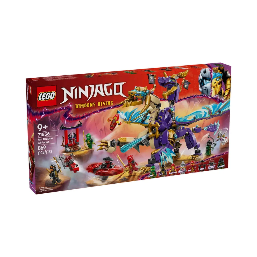 Дуга концентрації дракона Ninjago, +9 років, 71836, Lego: ціни та характеристики
