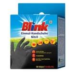 Blink, Одноразові рукавички L, чорні, 50 шт