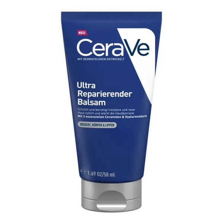 Восстанавливающий бальзам CeraVe для лица, тела и губ, 50 мл: цены и характеристики