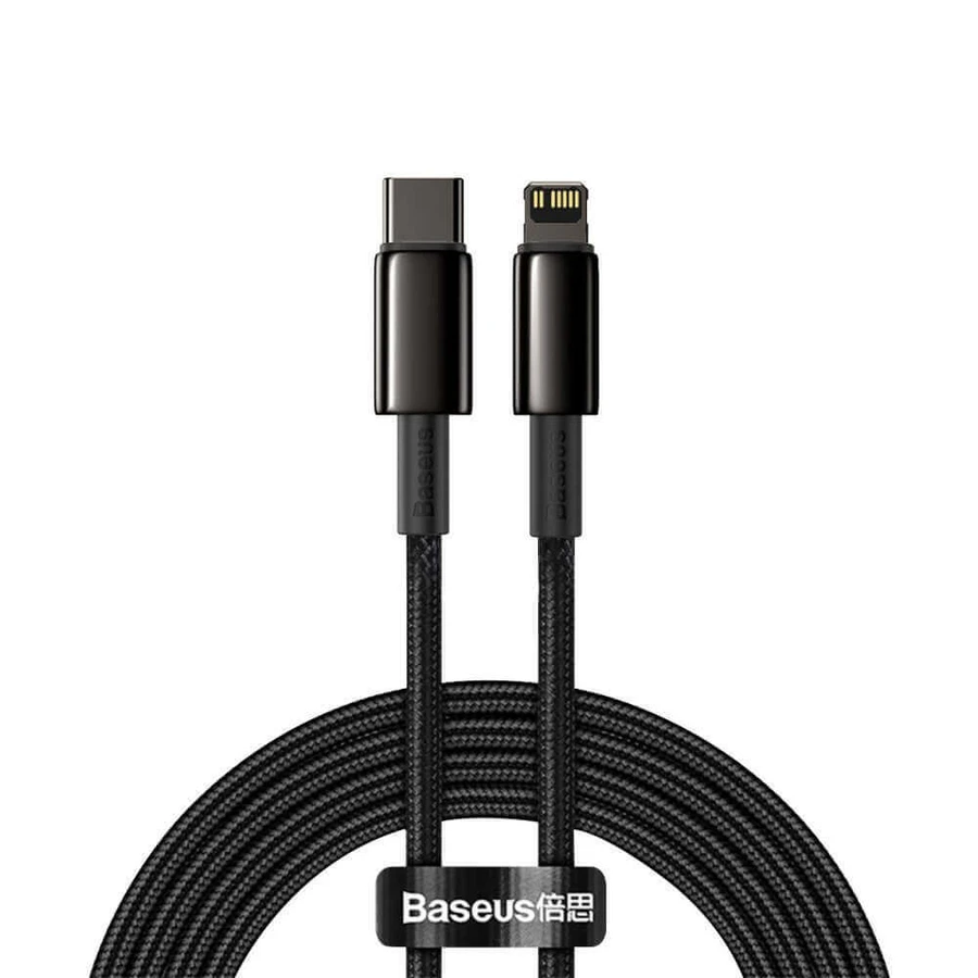 Baseus CATLWJ-A01 Lightning - USB-C PD Cable 20W 480Mb/s 2m - Black: ціни та характеристики