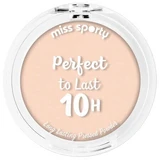 Miss Sporty Perfect To Last 10H Pressed Powder 030 Light, 9 г.