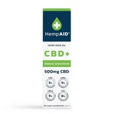 Конопляное масло с 500 мг CBD, 500 мг CBDA, 500 мг CBGA, 10 мл, HempAID