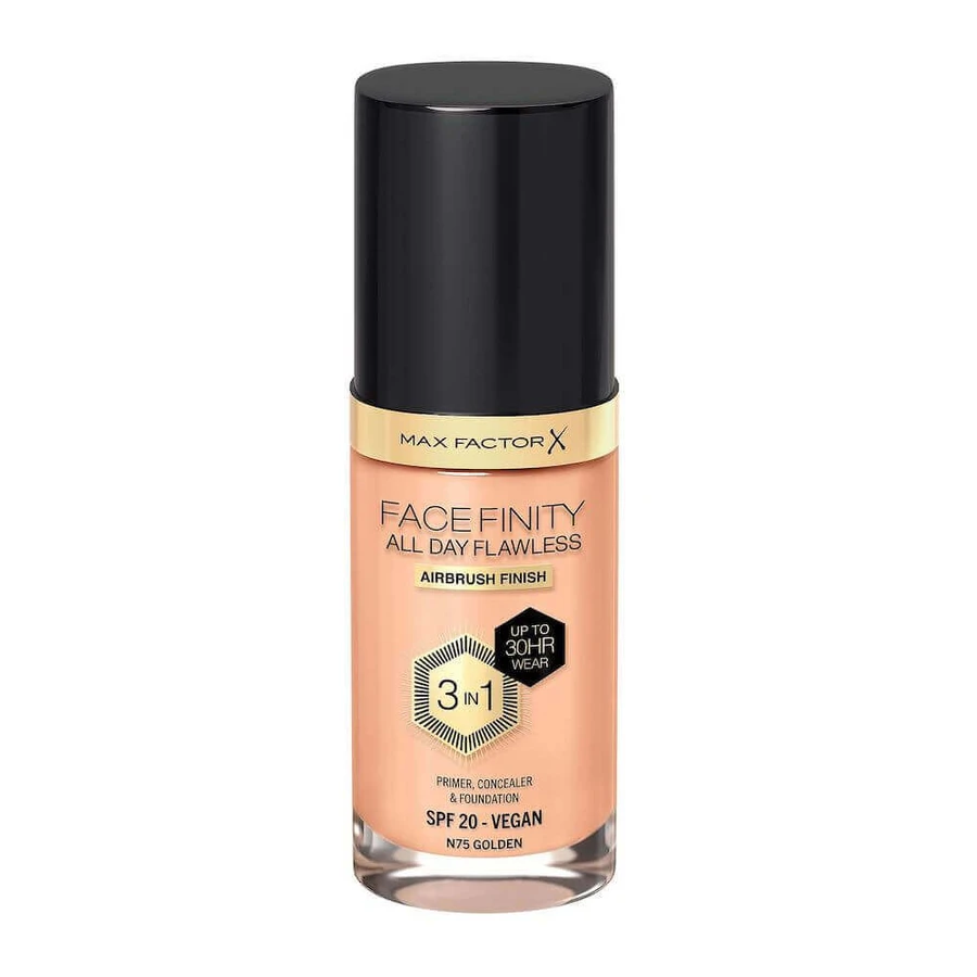 Max Factor Facefinity All Day Flawless 3-in-1 Liquid Foundation N75 Golden, 30 мл: цены и характеристики