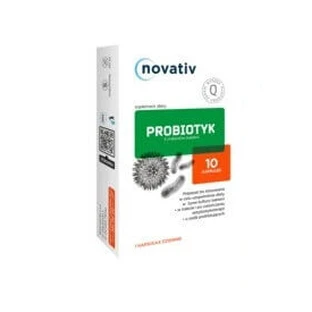 Novativ Probiotic 5 мільярдів бактерій, 10 капсул