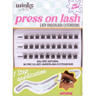 Ardell Вії набір генних накладних індивідуальних Press On Lash Natural, 1 шт.