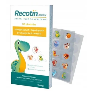 Recotin, пластирі від укусів комах, 30 шт