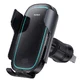 Автомобільний тримач Baseus Milky Way Pro Series BS-CM023 для вентиляційного отвору з індуктивним зарядним пристроєм 15 Вт - чорний