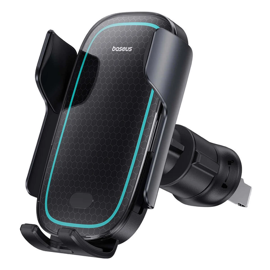Автомобільний тримач Baseus Milky Way Pro Series BS-CM023 для вентиляційного отвору з індуктивним зарядним пристроєм 15 Вт - чорний: ціни та характеристики