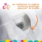 WuCetki, tăvi de hârtie igienică de unică folosință cu margini confortabile XXL pentru copii și adulți, 10 bucăți: цены и характеристики