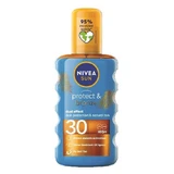 Сонцезахисна олія-спрей SPF 30 Protect & Bronze, 200 мл, Nivea Sun