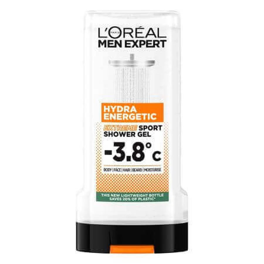 Гель для душа Hydra Energetic Extreme Sport Men Expert для мужчин, 300 мл, LOreal: цены и характеристики