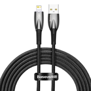 Кабель Baseus Glimmer Series USB-A - Lightning 480Mb/s 2.4A 2m black