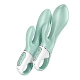 Вибратор Satisfyer Air Pump Bunny 5+ Pump Mint
