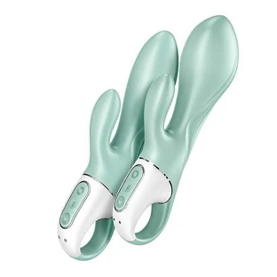 Вибратор Satisfyer Air Pump Bunny 5+ Pump Mint