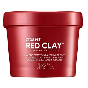 Очищающая смываемая маска Missha Amazon Red Clay Pore Mask, 110 мл