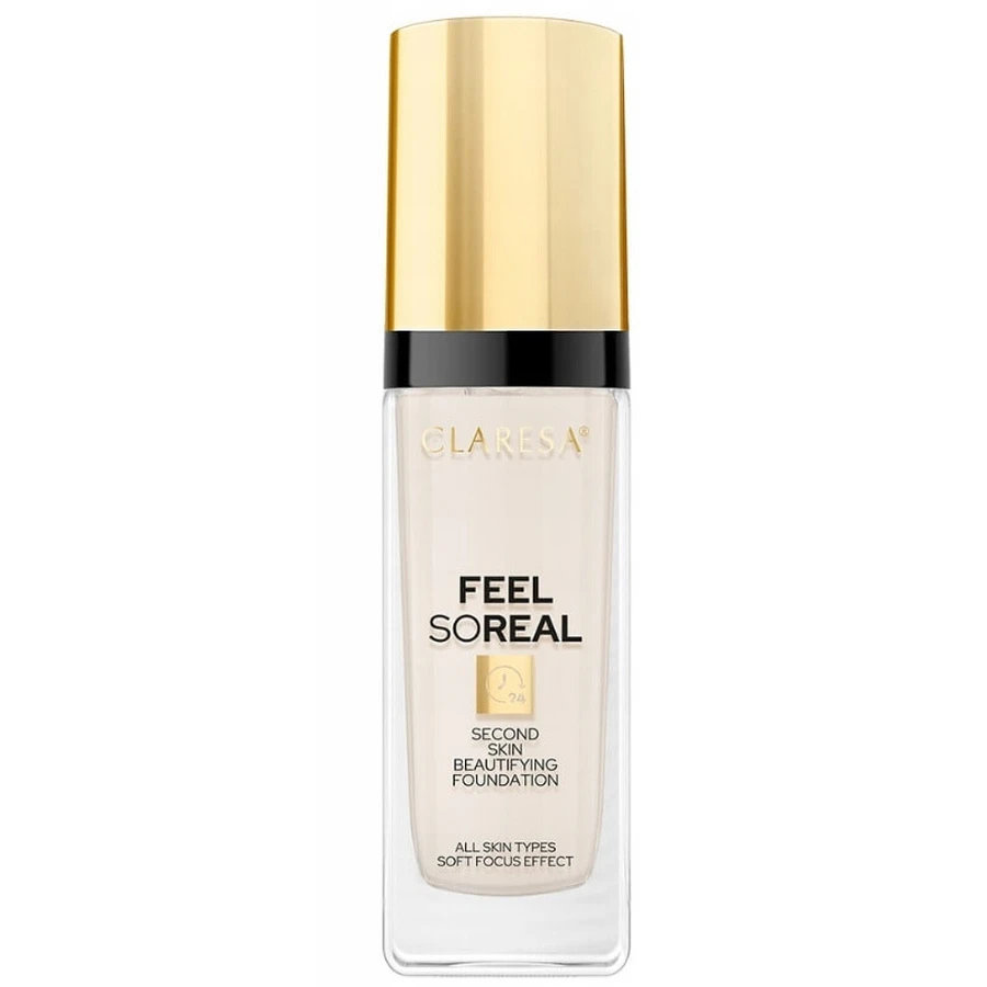 Claresa Feel So Real Foundation 01, 34 г: цены и характеристики